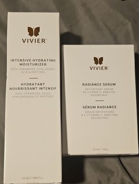 Vivier Intensive Hydrating Moisturizer & Radiance Serum Set
